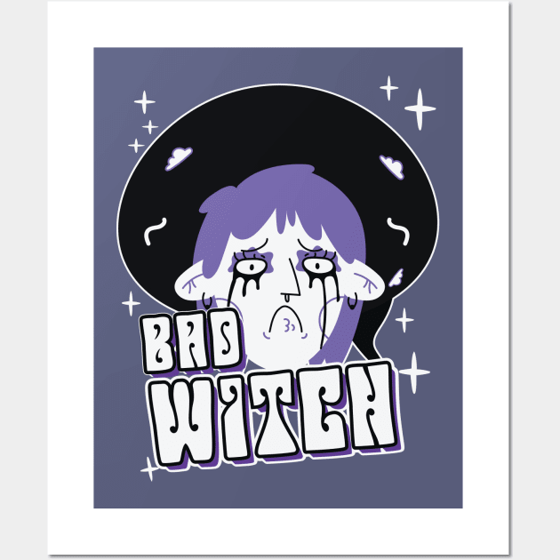 bad witch Wall Art by ArtStopCreative